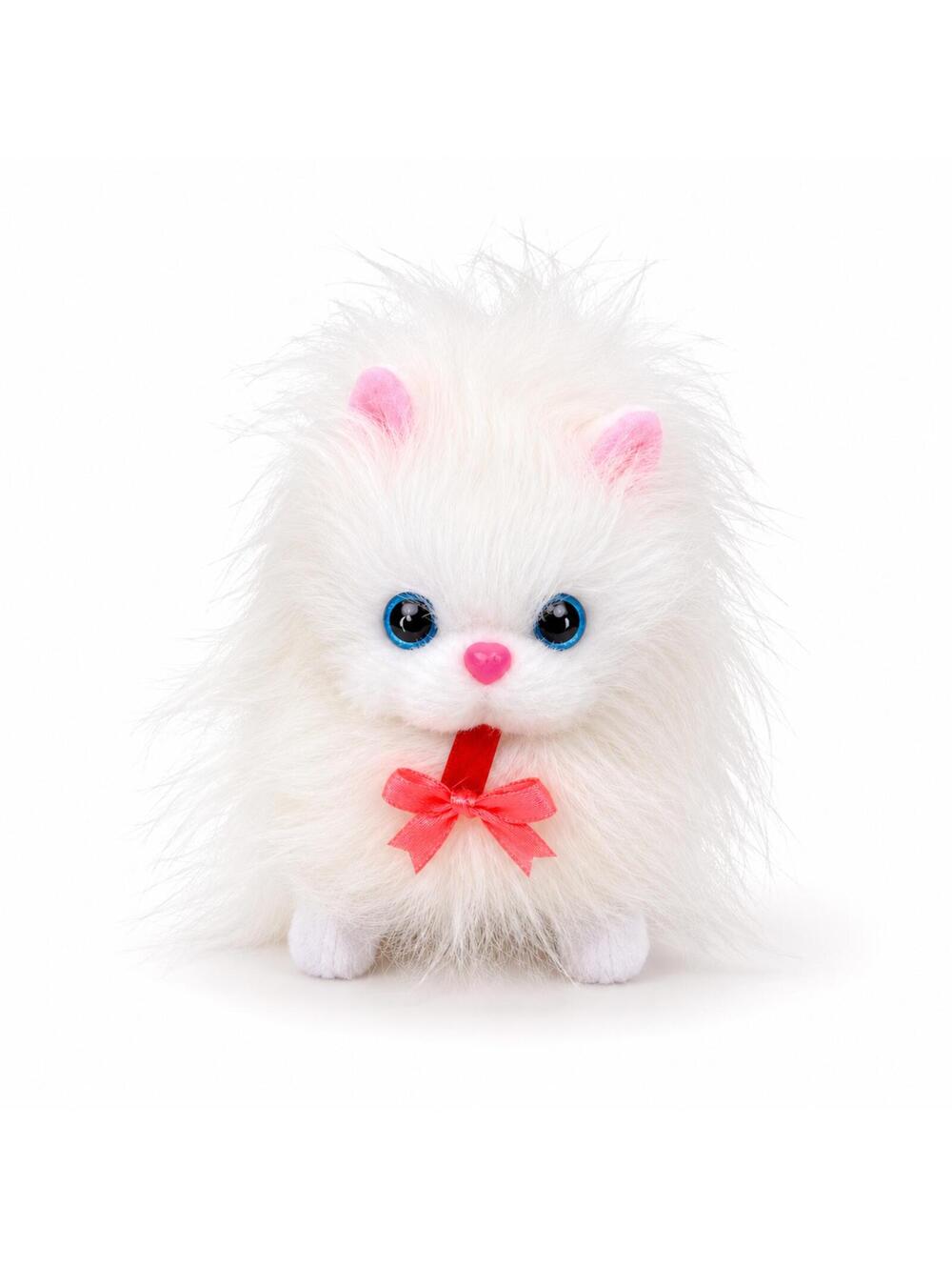 Interactive Long-Hair Walking Cat Toy – Plush Pet